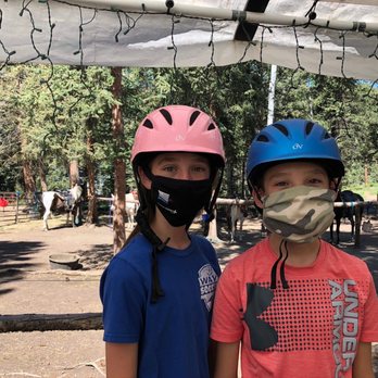 Bear Mountain Stables - Great outing during COVID-19 summer.  Didn't wear the masks during the ride though. - Horseback Riding Near Me - Conifer, Colorado