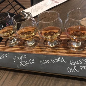 Gus's BBQ - Bourbon flight - Barbeque Near Me - Porter Ranch, California