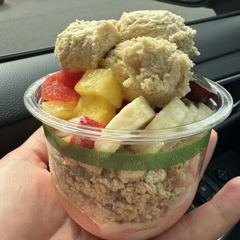 Hi Cravings Windward - Strawberry guava with cookie dough - Acai Bowls Near Me - Kaneohe, Hawaii Hi Cravings Windward - Strawberry guava with cookie dough - Acai Bowls Near Me - Kaneohe, Hawaii