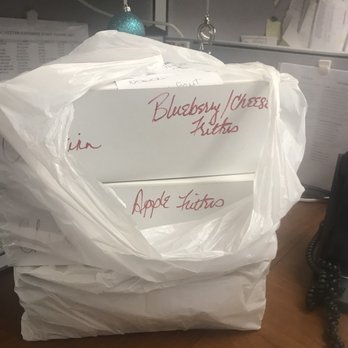 Ridge Donut Cafe - THANK u to baker 4/11/18 who offered special frittata pick-up in AM. Blueberry cream fritters! Wow! Service warm and friendly too! - Donuts Near Me - Rochester, New York
