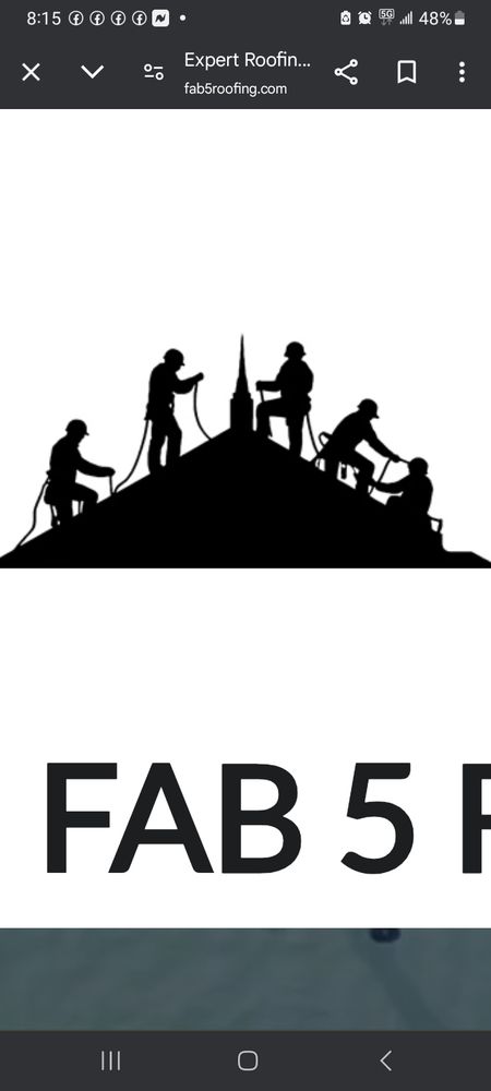 Slide of Fab 5 Roofing