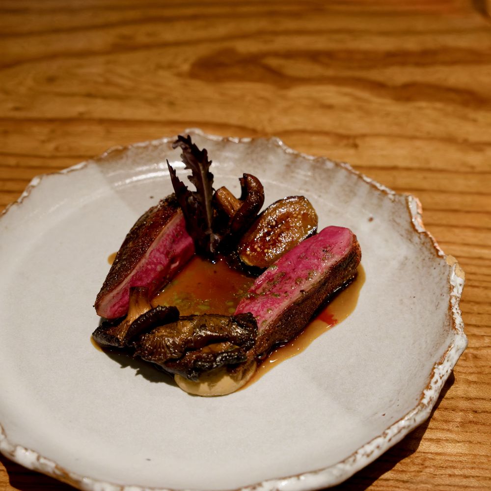 Lazy Bear - Grilled Squab, Fig, Chantrelle - New American Near Me - San Francisco, California Lazy Bear - Grilled Squab, Fig, Chantrelle - New American Near Me - San Francisco, California