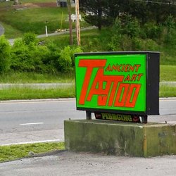 Ancient Art Tattoo Studio - Shop Sign