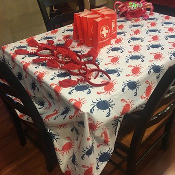 Planned By Anne - Crab-themed decor and hangover kits. The photo does not do it justice! - Party & Event Planning Near Me Planned By Anne - Crab-themed decor and hangover kits. The photo does not do it justice! - Party & Event Planning Near Me