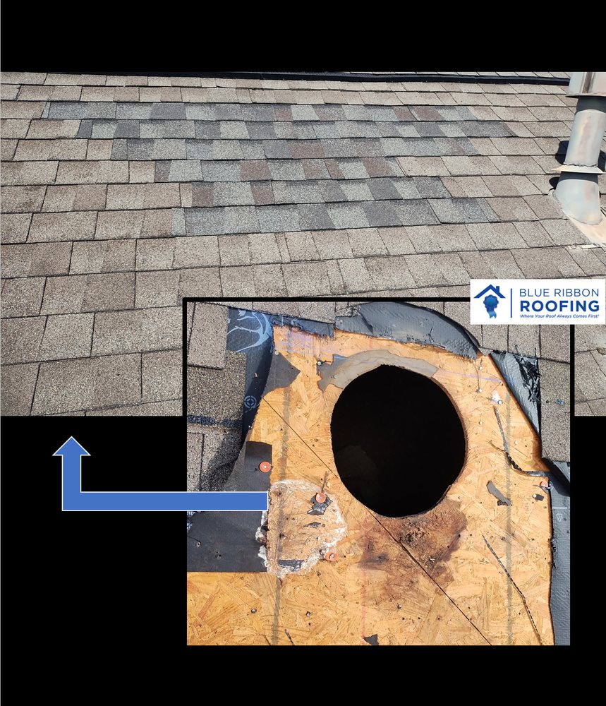 Slide of Blue Ribbon Roofing