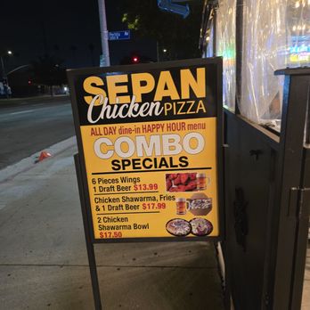 Sepan Chicken - Combo specials - Mediterranean Near Me - Los Angeles, California