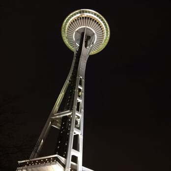 Space Needle - Space Needle at night. Stunning! - Landmarks & Historical Buildings Near Me - Seattle, Washington Space Needle - Space Needle at night. Stunning! - Landmarks & Historical Buildings Near Me - Seattle, Washington