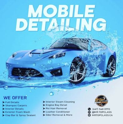 Top Class Services - Visit our website today to customize your package with us! We a fully mobile! Top Class Services - Visit our website today to customize your package with us! We a fully mobile!