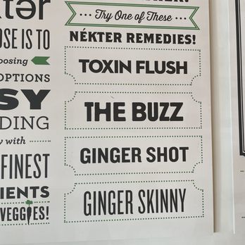 Nekter Juice Bar - Menu options - Juice Bars & Smoothies Near Me - Phoenix, Arizona Nekter Juice Bar - Menu options - Juice Bars & Smoothies Near Me - Phoenix, Arizona