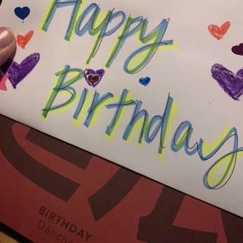 P.F. Chang's - Hand signed birthday card from staff! - Chinese Near Me - Lubbock, Texas