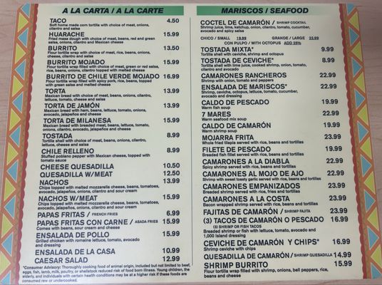 Menu photo 3 Restaurant El Rey Las Vegas, NV