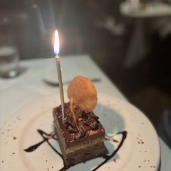Special birthday dessert