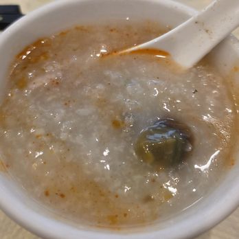 Nathan's Chinese Cuisine - Pork the preserved egg jook, with a touch of hot sauce - Chinese Near Me - Elk Grove, California Nathan's Chinese Cuisine - Pork the preserved egg jook, with a touch of hot sauce - Chinese Near Me - Elk Grove, California