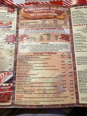Menu photo 7 Joey D's Chicago Style Eatery - Venice Venice, FL Menu photo 7 Joey D's Chicago Style Eatery - Venice Venice, FL