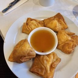 Crab Rangoon (minus one. I couldn't wait!) Crab Rangoon (minus one. I couldn't wait!)