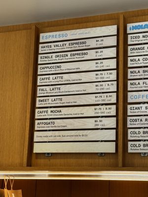 Menu photo 4 Blue Bottle Coffee - Santana Row San Jose, CA