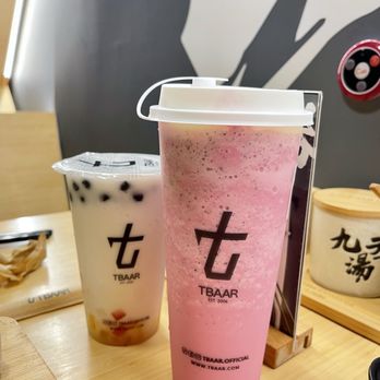 Kyuramen - Coconut smoothie and Dragon fruit tea with a milk foam - Ramen Near Me - Old Bridge, New Jersey Kyuramen - Coconut smoothie and Dragon fruit tea with a milk foam - Ramen Near Me - Old Bridge, New Jersey
