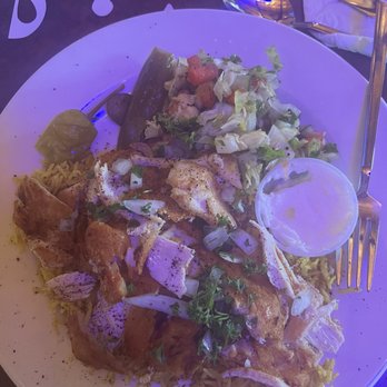 Majeed Mediterranean Restaurant - Chicken schwarma with rice and salad. - Mediterranean Near Me - St. Louis, Missouri Majeed Mediterranean Restaurant - Chicken schwarma with rice and salad. - Mediterranean Near Me - St. Louis, Missouri