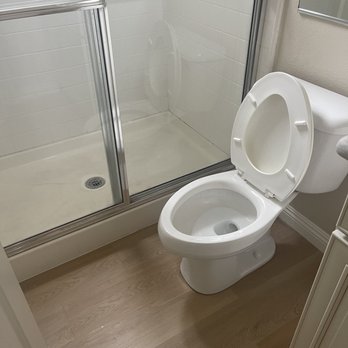 Staged And Sold - Toilet seat left up with pee on it. - Home Staging Near Me - Hawaiian Gardens, California