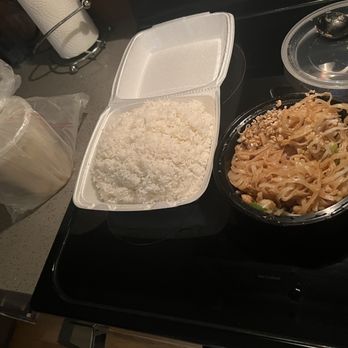 SaBai Modern Thai - Shrimp Pad Tai, 3 "Scoops" of rice, and Shrimp Coconut Soup. $49!!!!!??? - Thai Near Me - Phoenix, Arizona SaBai Modern Thai - Shrimp Pad Tai, 3 "Scoops" of rice, and Shrimp Coconut Soup. $49!!!!!??? - Thai Near Me - Phoenix, Arizona