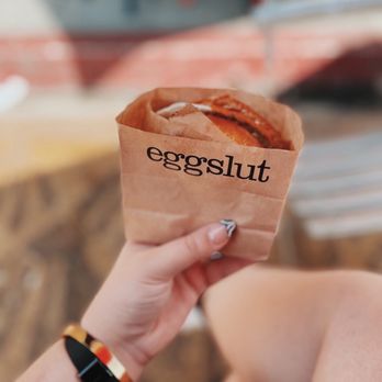 Eggslut - Sausage, Egg & Cheese - Breakfast & Brunch Near Me - Los Angeles, California Eggslut - Sausage, Egg & Cheese - Breakfast & Brunch Near Me - Los Angeles, California