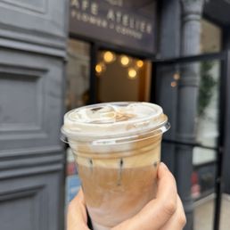 Salted caramel secret cream coffee
