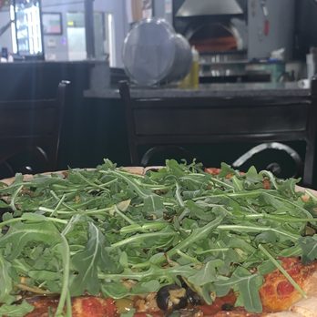 Custom Pie and Bar - Vegan with arugula and sausage with red onion!!! - Pizza Near Me - Moorpark, California Custom Pie and Bar - Vegan with arugula and sausage with red onion!!! - Pizza Near Me - Moorpark, California