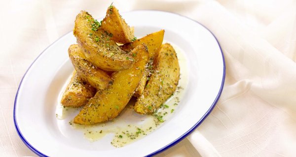 Photo of Kentro Greek Kitchen - Fullerton, CA, US. Roasted lemon potatoes