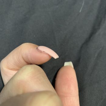 Quality Nails & Spa - This one is the worst one. You can see Mimi barely colored one of the sides. And what kind of filing is that? - Nail Salons Near Me - Long Beach, California Quality Nails & Spa - This one is the worst one. You can see Mimi barely colored one of the sides. And what kind of filing is that? - Nail Salons Near Me - Long Beach, California