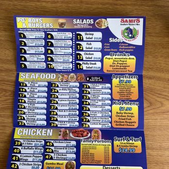 Sami's Southern Kitchen - Menu - Seafood Near Me - Saint Peters, Missouri Sami's Southern Kitchen - Menu - Seafood Near Me - Saint Peters, Missouri