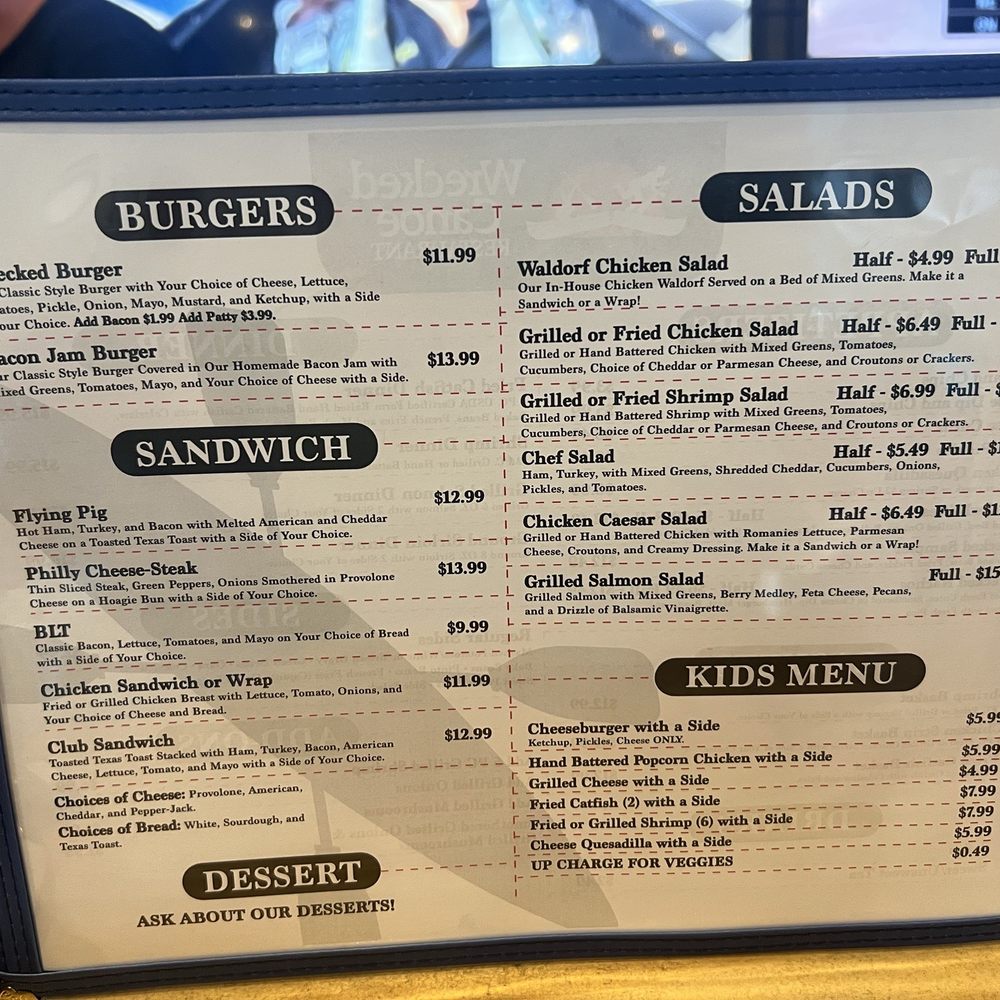 Wrecked Canoe - Menu - Breakfast & Brunch Near Me - Clarksville, Arkansas Wrecked Canoe - Menu - Breakfast & Brunch Near Me - Clarksville, Arkansas