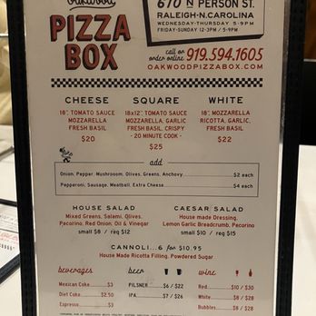 OAKWOOD PIZZA BOX - Updated May 2025 - 178 Photos & 282 Reviews - 610 N