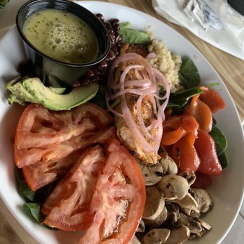 Another Broken Egg Cafe - Salmon Bowl - delicious and healthy. I felt so proud of myself for eating well. And I enjoyed it! - Cafes Near Me - Memphis, Tennessee Another Broken Egg Cafe - Salmon Bowl - delicious and healthy. I felt so proud of myself for eating well. And I enjoyed it! - Cafes Near Me - Memphis, Tennessee
