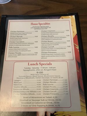 Menu photo 1 Joe's Pasta & Pizza Weatherford, TX