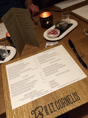 Menu photo 1 Luitenant Cornelis Amsterdam, NH