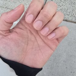 Dolphin Spa - Beautiful clean cuticles no polish.