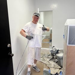 Capital-Carpentry - Painting work at my office: ceiling, walls, doors and trims by Eugene and his team (Capital Carpentry Handyman)