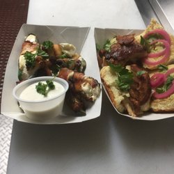 Slider Kings - California Chicken Sliders with a half order of jalapeno poppers!