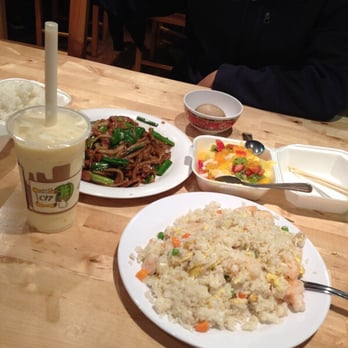 Corner 17 - Shrimp Fried rice, mango smoothie, mango fluffy ice, peppers& beef - Chinese Near Me - Saint Louis, Missouri Corner 17 - Shrimp Fried rice, mango smoothie, mango fluffy ice, peppers& beef - Chinese Near Me - Saint Louis, Missouri