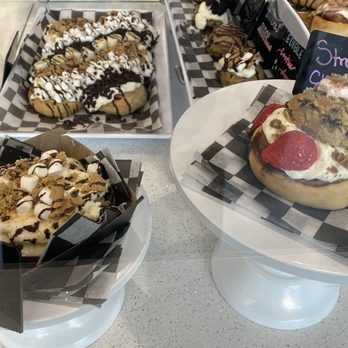 Cinnaholic - Display of what they sell. - Bakeries Near Me - Fort Wayne, Indiana Cinnaholic - Display of what they sell. - Bakeries Near Me - Fort Wayne, Indiana