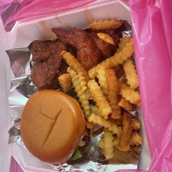 Sista Girl Sweets - a hamburger and fries - Desserts Near Me - St. Louis, Missouri
