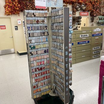 Hobby Lobby - Revolving stand of buttons - Hobby Shops Near Me - Mechanicsville, Virginia