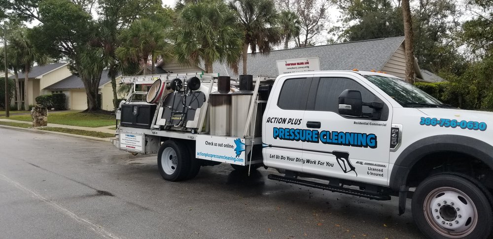 Slide of Action Plus Pressure Cleaning