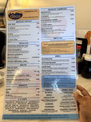 Menu photo 1 D'egg Diner Pembroke Virginia Beach, VA