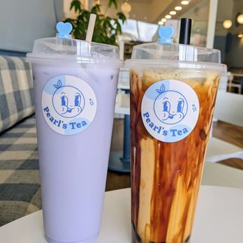 Pearl’s Tea - Taro milk latte and brown sugar boba milk tea. - Bubble Tea Near Me - Doraville, Georgia Pearl’s Tea - Taro milk latte and brown sugar boba milk tea. - Bubble Tea Near Me - Doraville, Georgia
