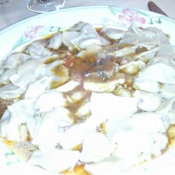 Auberge des 4 Chemins - Les raviolis, spécialité de la maison (beurk)