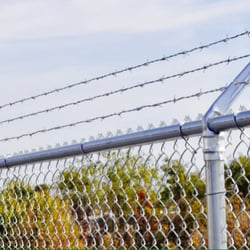 Ko Fence - Fence Example: Galvanized Chain Link