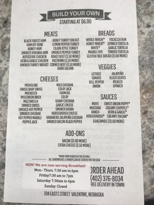 Menu photo 1 Old Mill Bulk Food Valentine, NE