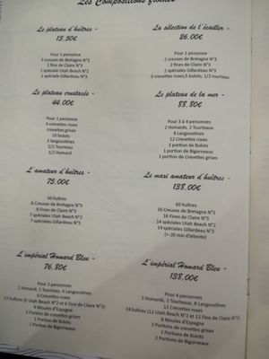 Menu photo 3 Homard Bleu Paris, 75