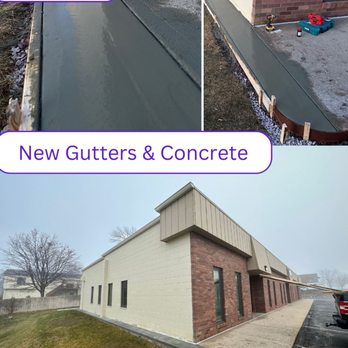 CoreBuild - Concrete slab leveling, concrete water prevention, and new gutter. - General Contractors Near Me